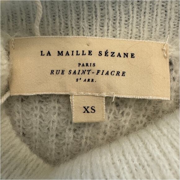 Sezane Trudy Jumper Ecru Gold - Picture 9 of 12